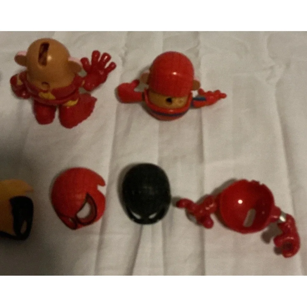 Lot of 3 Mini Mr Potato Head Marvel Mixable Mashable Heroes Incomplete - Picture 10 of 10